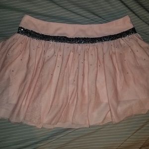 Peach-Pink Chiffon Layered Skirt Size 9 (Womens 8)